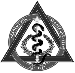 ACADEMY FOR SPORTS DENTISTRY EST. 1983 trademark