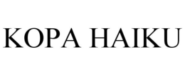 KOPA HAIKU trademark