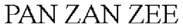PAN ZAN ZEE trademark