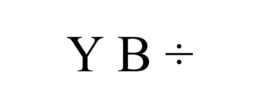 Y B ÷ trademark