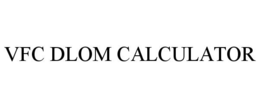 VFC DLOM CALCULATOR trademark