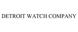 DETROIT WATCH COMPANY trademark