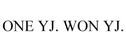 ONE YJ. WON YJ. trademark