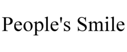PEOPLE'S SMILE trademark