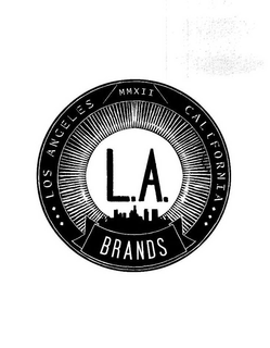 L.A. BRANDS LOS ANGELES CALIFORNIA MMXII trademark