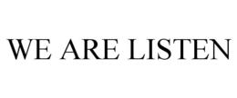 WE ARE LISTEN trademark