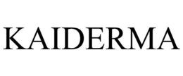 KAIDERMA trademark