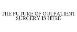 THE FUTURE OF OUTPATIENT SURGERY IS HERE trademark