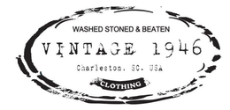VINTAGE 1946 CLOTHING WASHED STONED & BEATEN CHARLESTON SC USA trademark