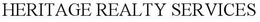 HERITAGE REALTY SERVICES trademark