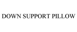 DOWN SUPPORT PILLOW trademark