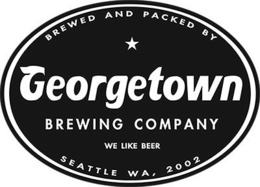 BREWED AND PACKED BY GEORGETOWN BREWINGCOMPANY WE LIKE BEER SEATTLE WA, 2002 trademark