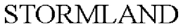 STORMLAND trademark
