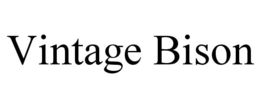 VINTAGE BISON trademark