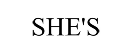 SHE'S trademark