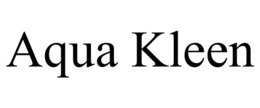 AQUA KLEEN trademark