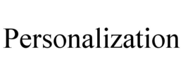 PERSONALIZATION trademark