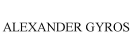 ALEXANDER GYROS trademark