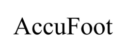 ACCUFOOT trademark
