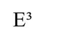 E 3 trademark