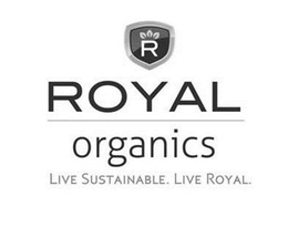 R ROYAL ORGANICS LIVE SUSTAINABLE. LIVE ROYAL. trademark