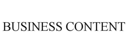 BUSINESS CONTENT trademark