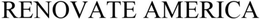 RENOVATE AMERICA trademark