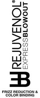 REJUVENOL EB EXPRESS BLOWOUT FRIZZ REDUCTION & COLOR BINDING trademark