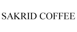 SAKRID COFFEE trademark