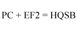 PC + EF2 = HQSB trademark