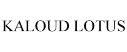 KALOUD LOTUS trademark
