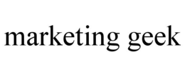MARKETING GEEK trademark