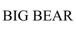 BIG BEAR trademark