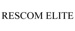 RESCOM ELITE trademark