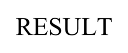 RESULT trademark