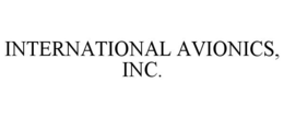 INTERNATIONAL AVIONICS, INC. trademark