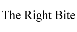 THE RIGHT BITE trademark