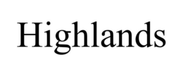 HIGHLANDS trademark