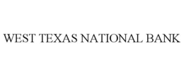 WEST TEXAS NATIONAL BANK trademark