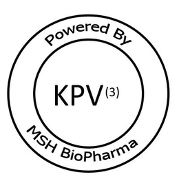POWERED BY KPV(3) MSH BIOPHARMA trademark
