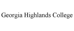 GEORGIA HIGHLANDS COLLEGE trademark