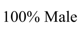 100% MALE trademark