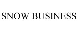 SNOW BUSINESS trademark