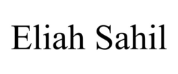 ELIAH SAHIL trademark