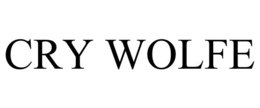 CRY WOLFE trademark