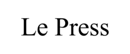 LE PRESS trademark