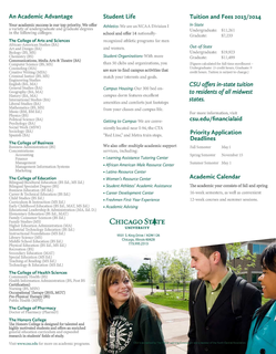 CHICAGO STATE UNIVERSITY WHEREIN THE "A" IS A PINE TREE trademark