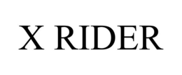 X RIDER trademark