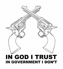 IN GOD I TRUST IN GOVERNMENT I DON'T trademark