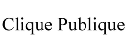 CLIQUE PUBLIQUE trademark